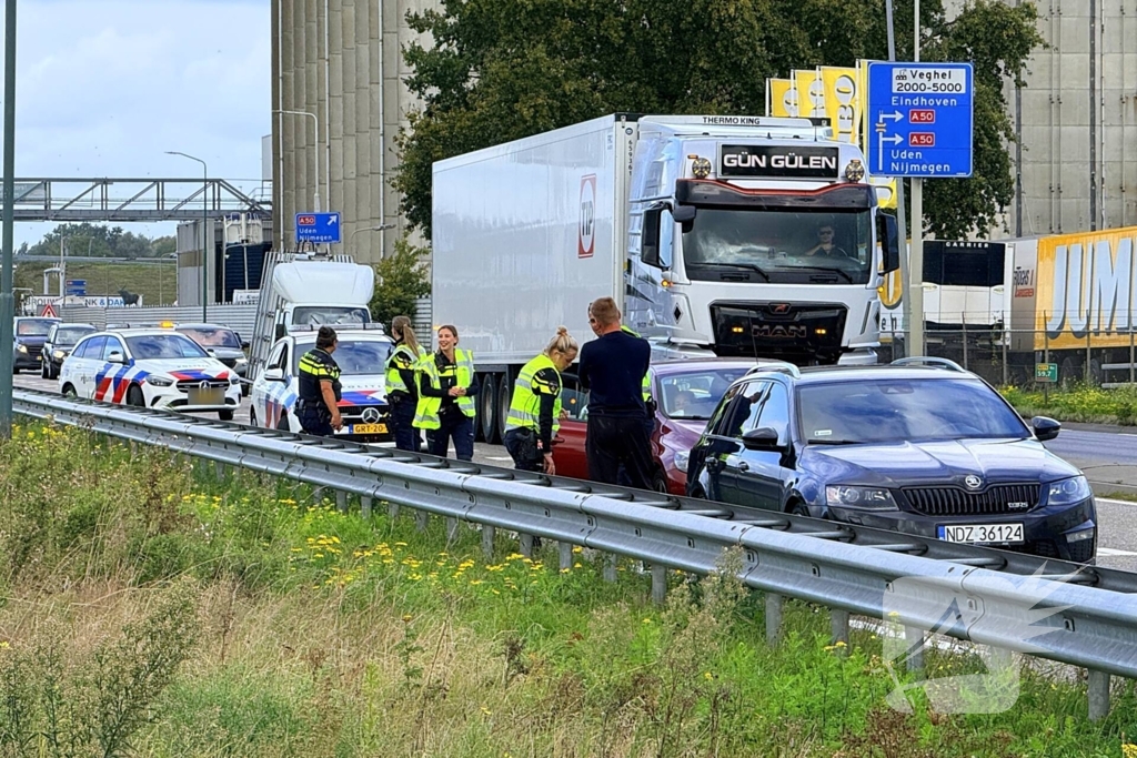 Kopstaartaanrijding met lichtgewonde
