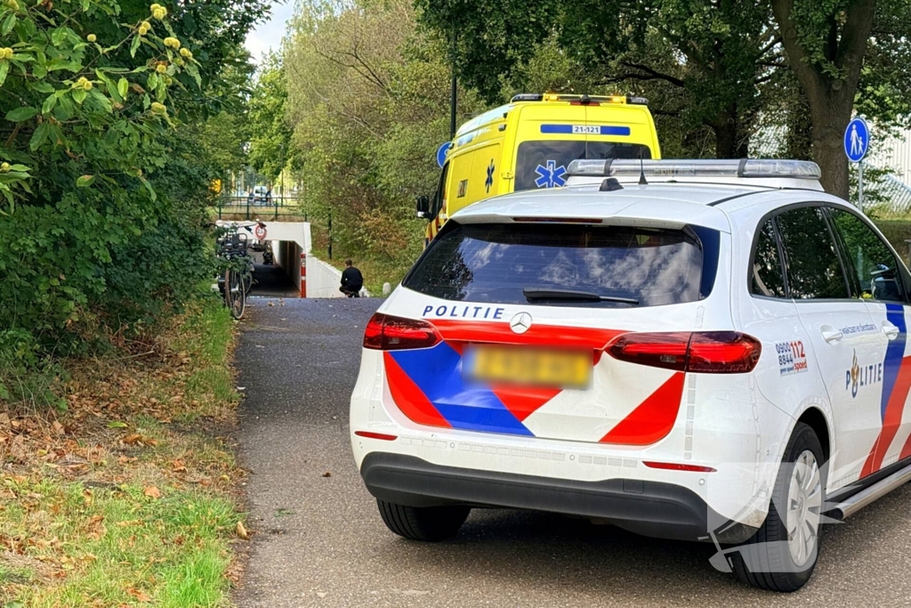 Scooter en fietser botsen in ongeval