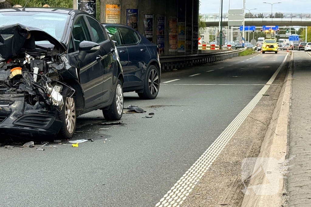 Kopstaartbotsing zonder gewonden