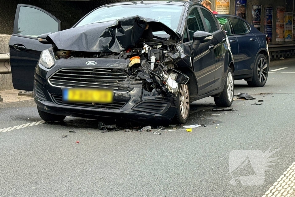 Kopstaartbotsing zonder gewonden