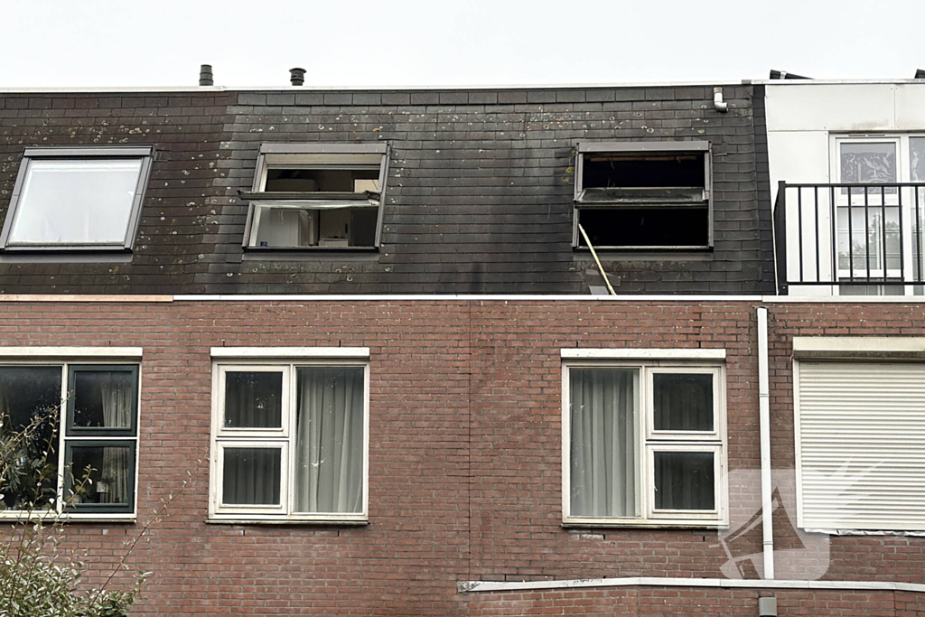 Woningbrand snel opgeschaald