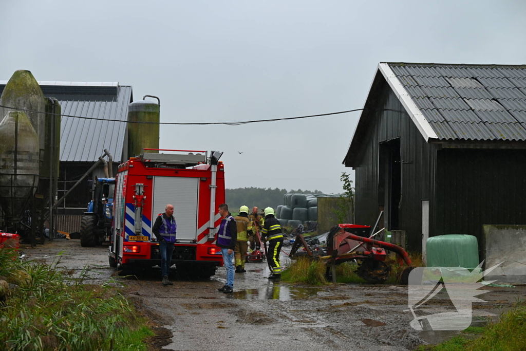 Brand bij agrarisch bedrijf