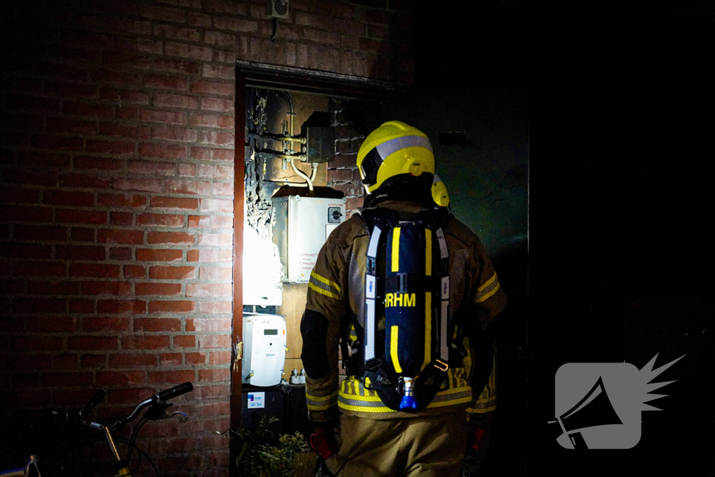 Brand in meterkast zorgt voor stroomuitval