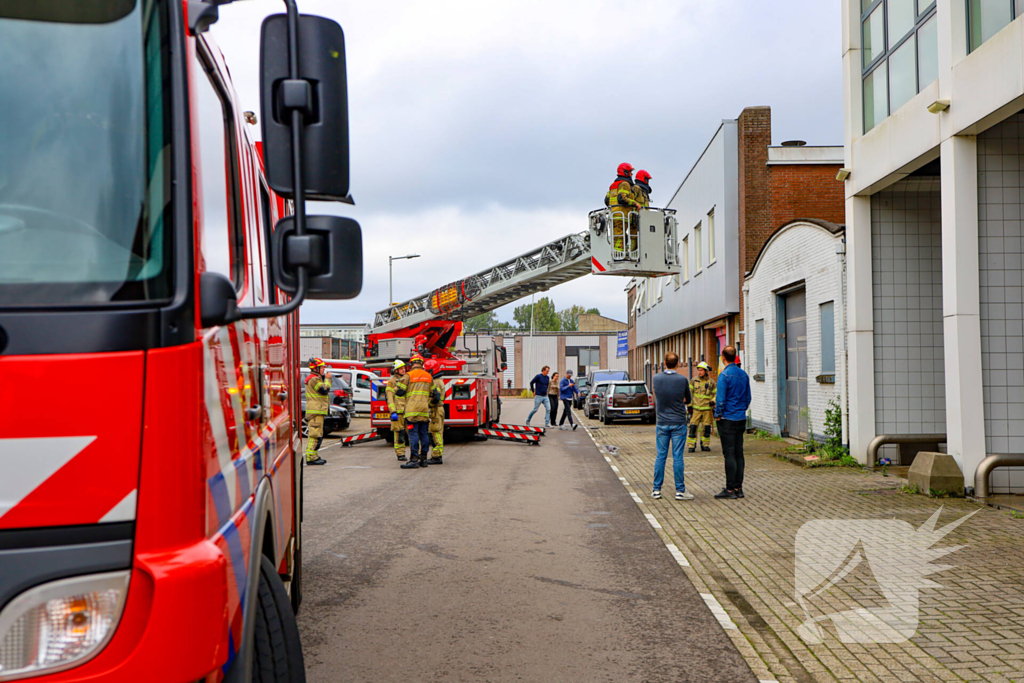 Instorting bedrijfspand leidt tot brandweerinterventie