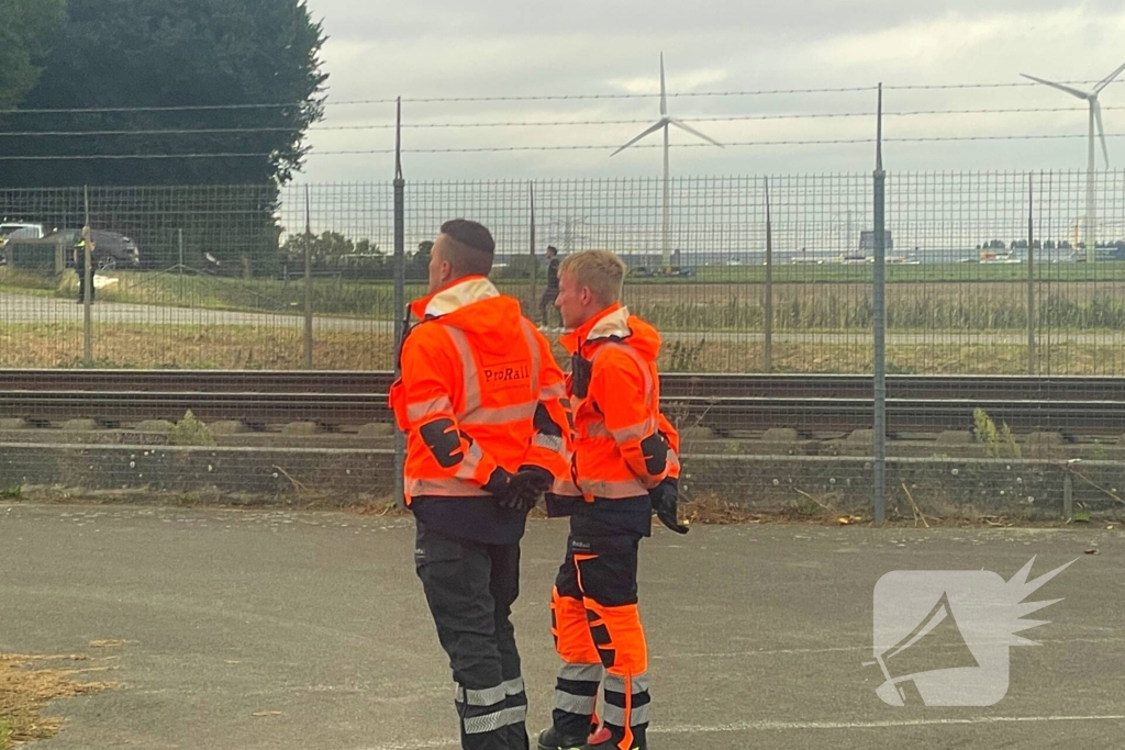 Rook onder trein veroorzaakt opschudding