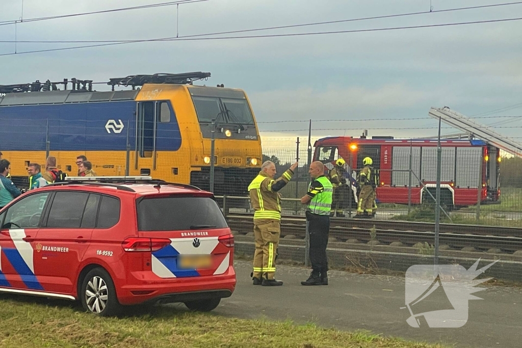 Rook onder trein veroorzaakt opschudding