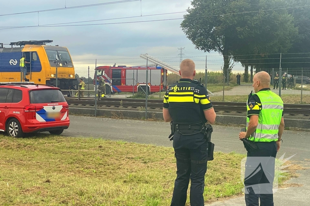 Rook onder trein veroorzaakt opschudding