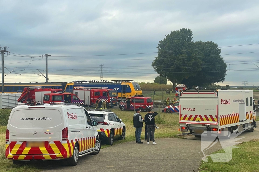 Rook onder trein veroorzaakt opschudding