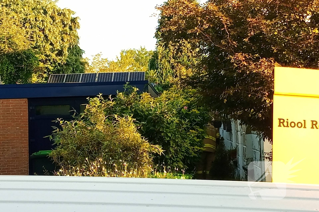 Gaslek bij graafwerkzaamheden