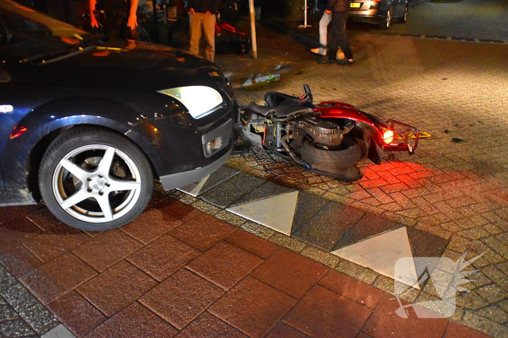 Alcoholtest na botsing met scooter