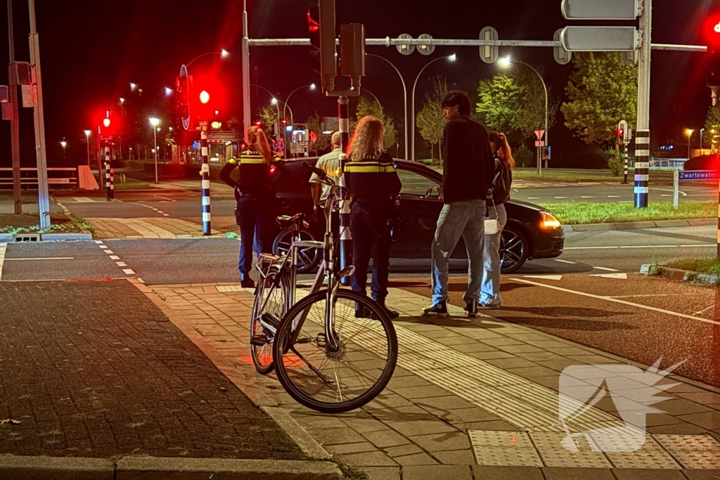Rood licht genegeerd bij kruising