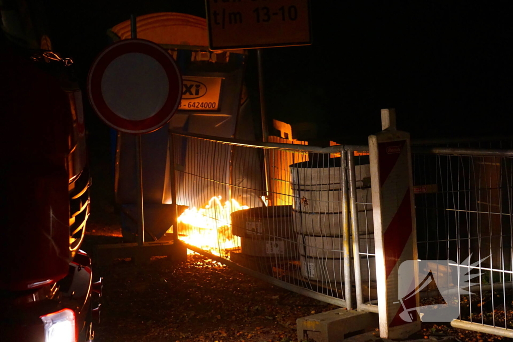 Vermoedelijke brandstichting bij toilet