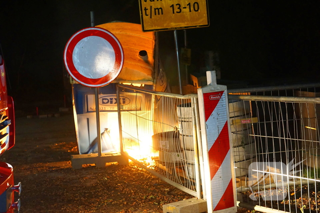 Vermoedelijke brandstichting bij toilet