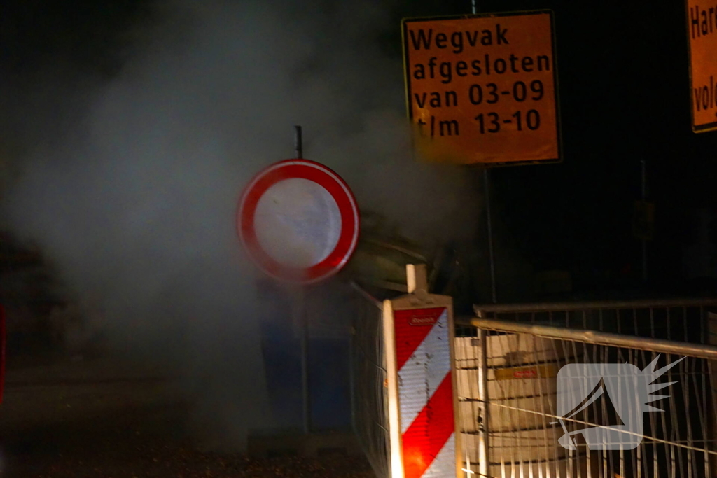 Vermoedelijke brandstichting bij toilet