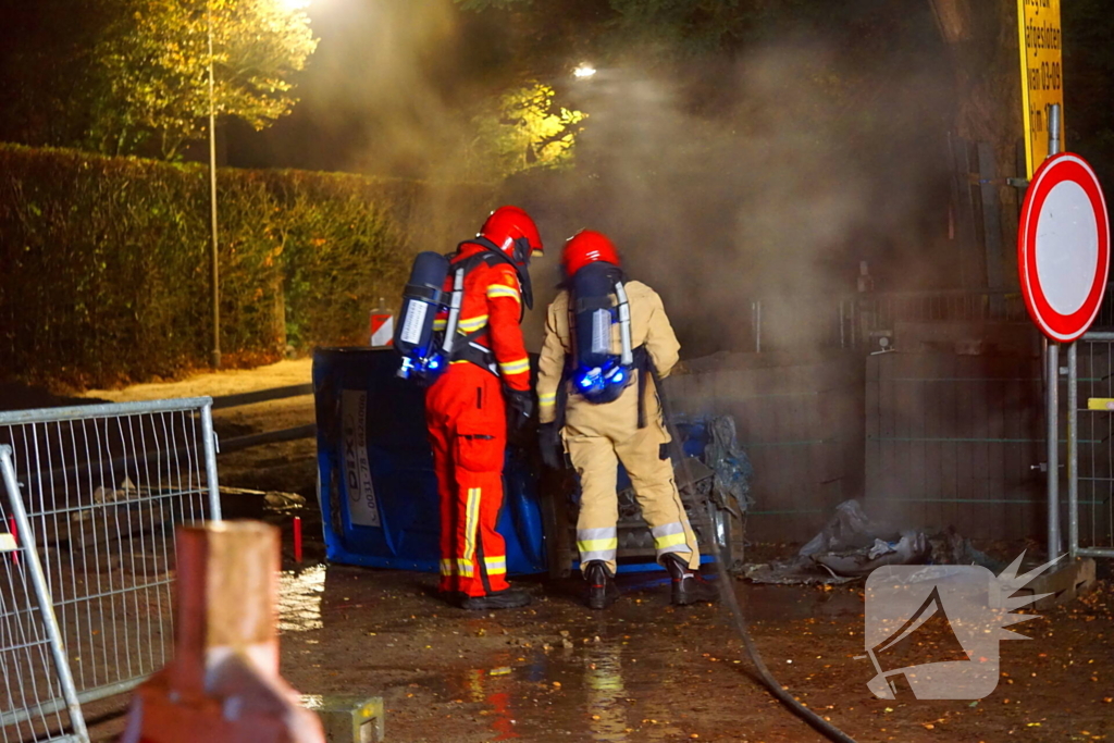 Vermoedelijke brandstichting bij toilet
