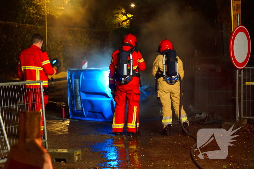 Vermoedelijke brandstichting bij toilet