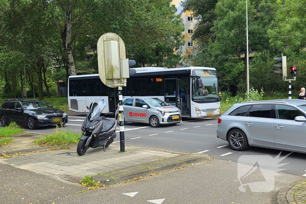 Motorrijder gewond door uitwijkmanoeuvre