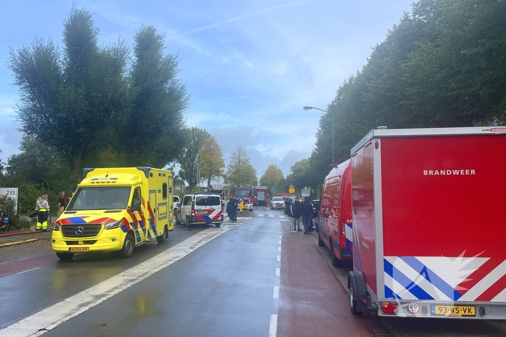 Brand op vierde etage van flatgebouw