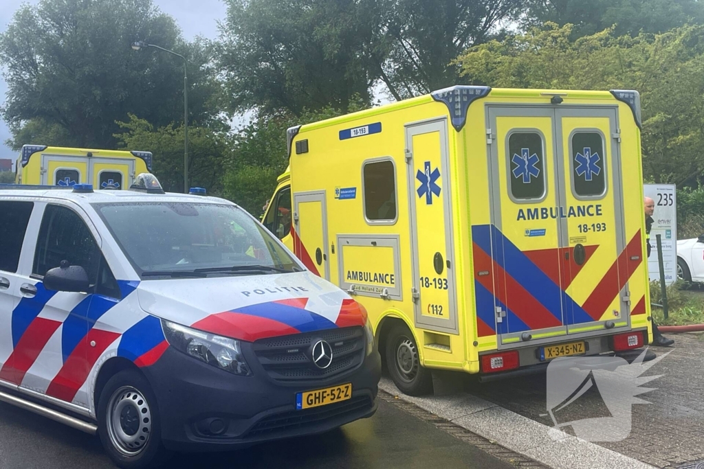 Brand op vierde etage van flatgebouw