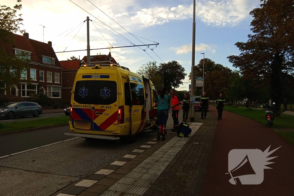 Traumateam landt voor medisch incident