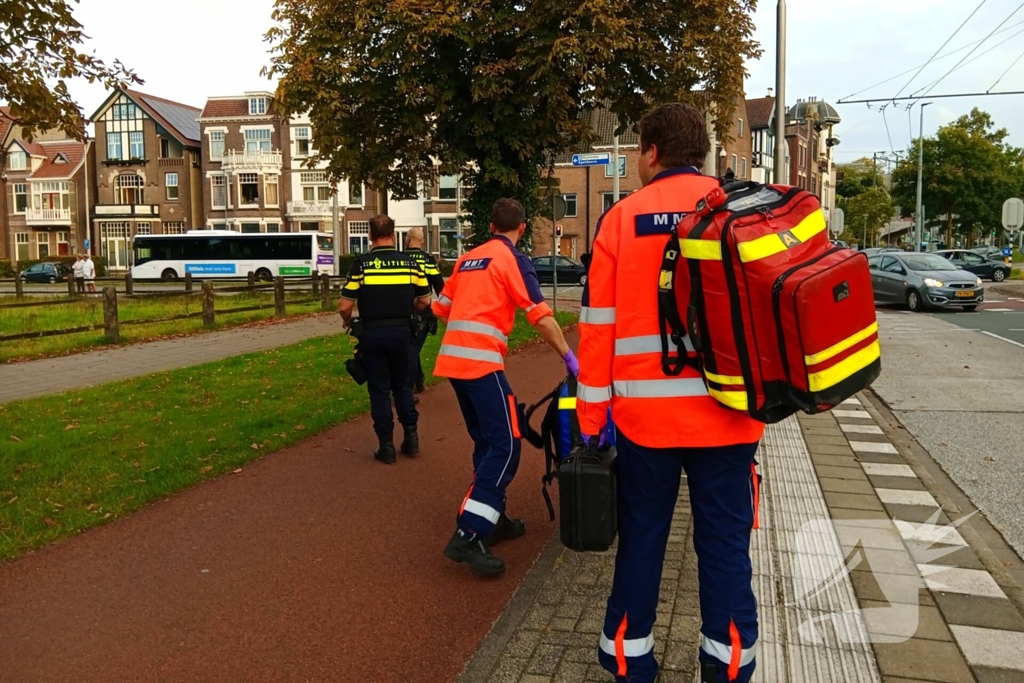 Traumateam landt voor medisch incident