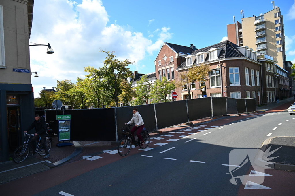 Zoektocht naar explosief in gracht