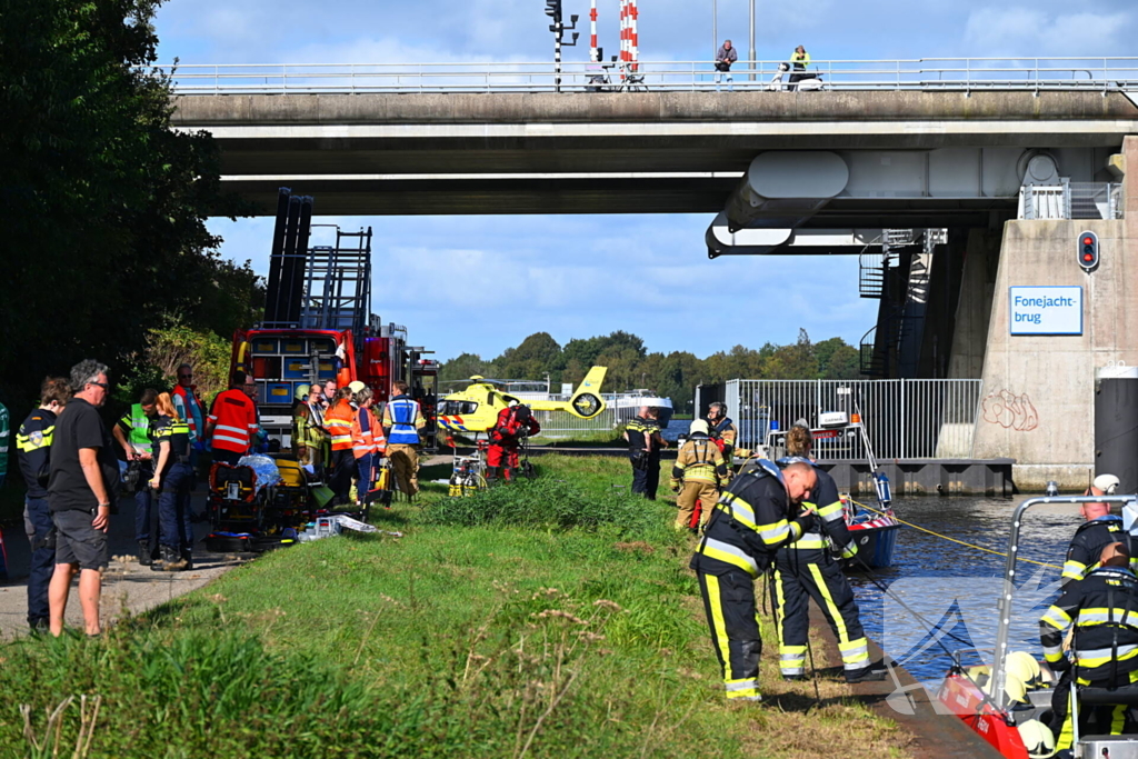 Grote inzet hulpdiensten bij scheepsongeval