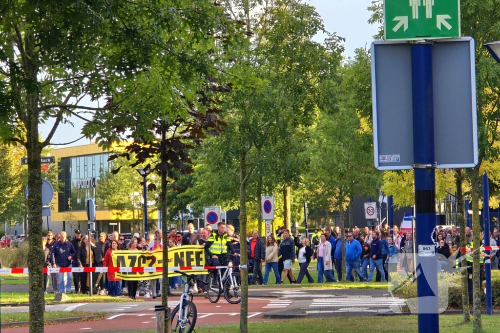 Demonstratie tegen uitgestelde azc-plannen