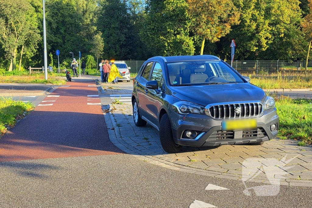 Fatbiker gewond na aanrijding met auto