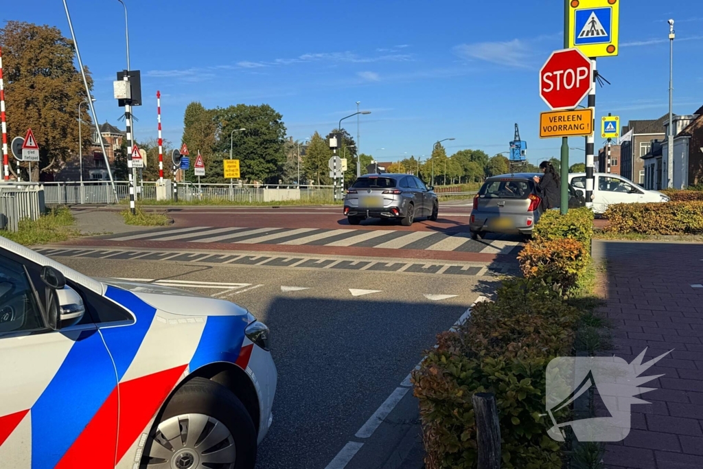 zware aanrijding op kruising