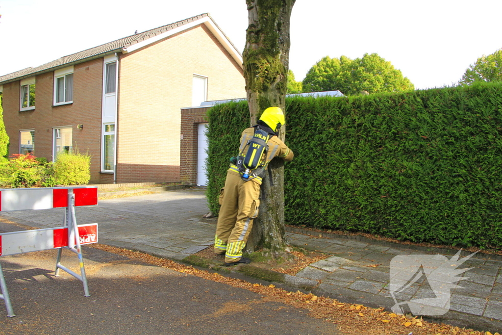 Grote gasuitstroom bij graafwerkzaamheden