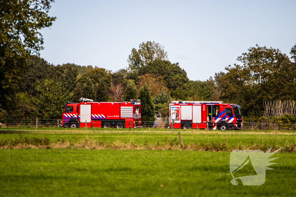 Brand in volkstuinen snel geblust