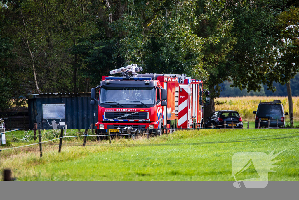 Brand in volkstuinen snel geblust