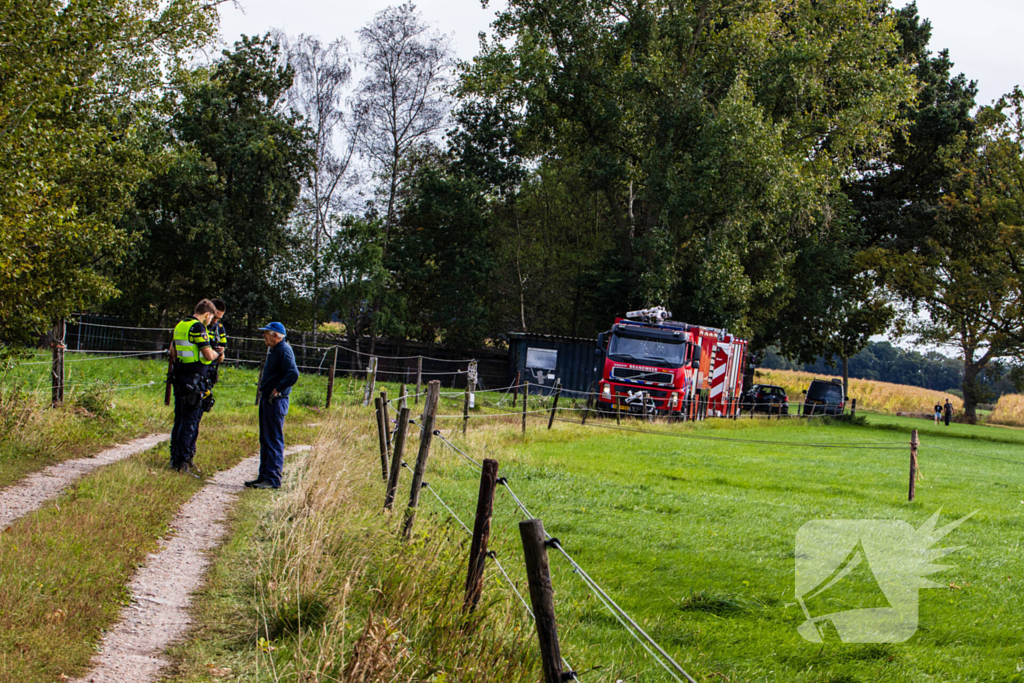 Brand in volkstuinen snel geblust
