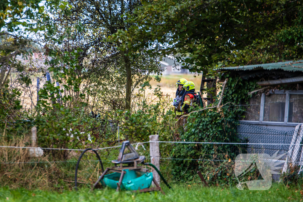 Brand in volkstuinen snel geblust