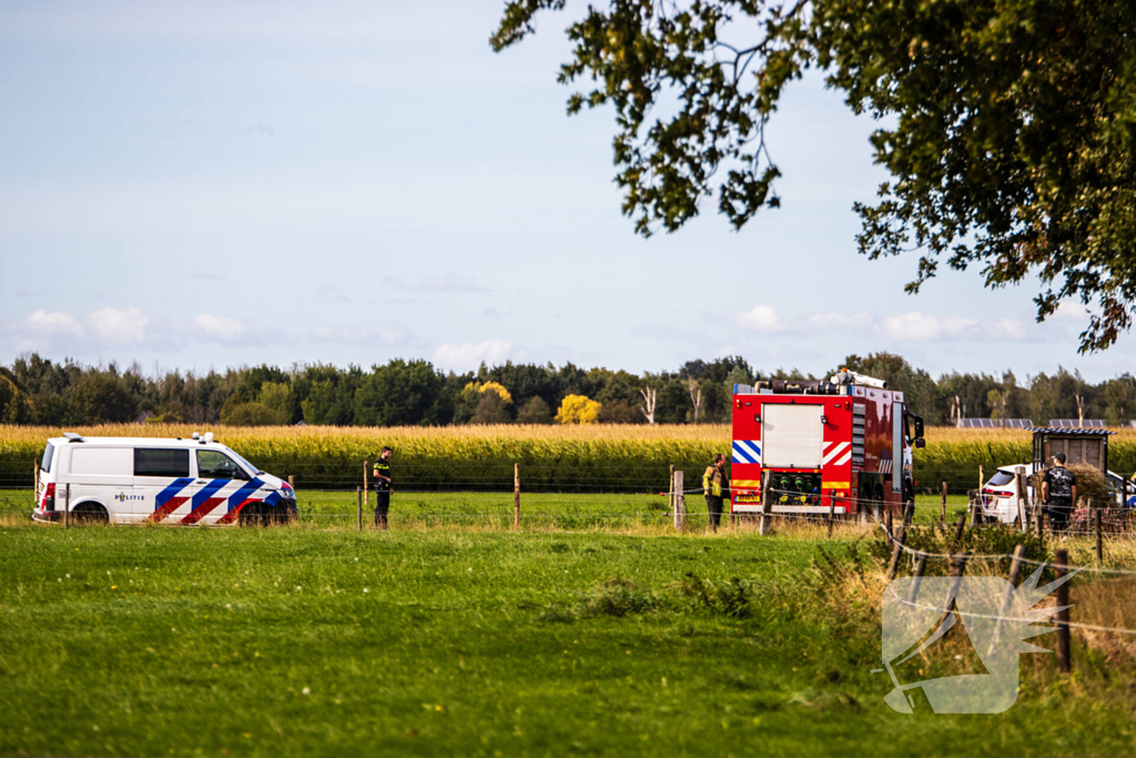 Brand in volkstuinen snel geblust