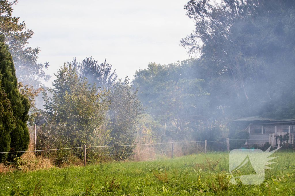 Brand in volkstuinen snel geblust