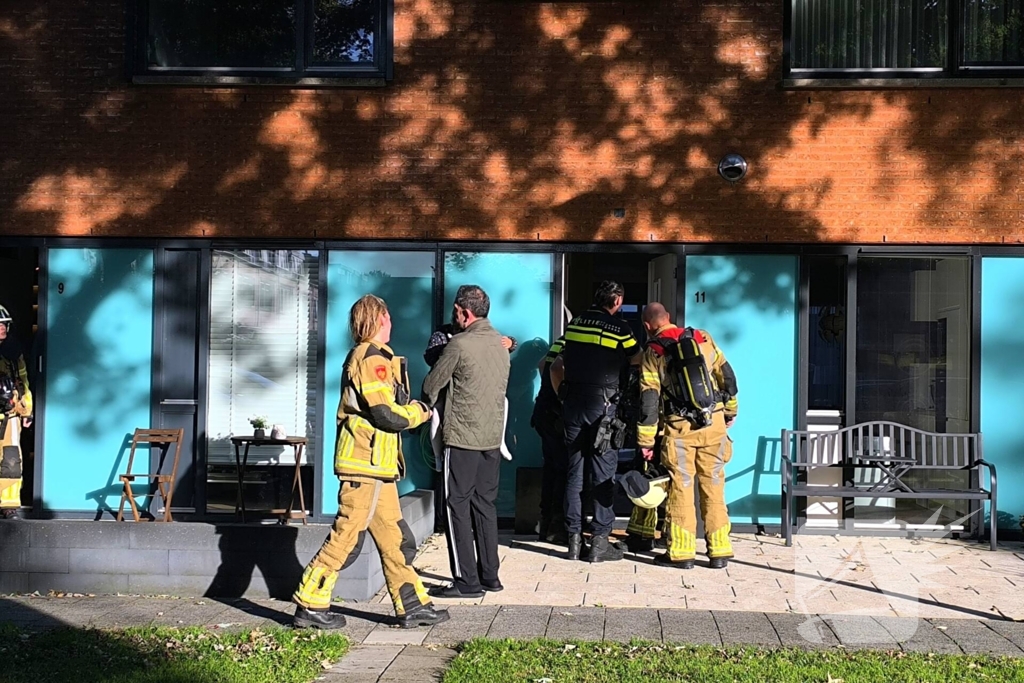 Woningbrand leidt tot ziekenhuisopname