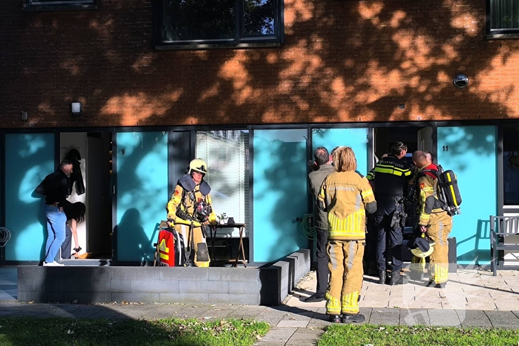 Woningbrand leidt tot ziekenhuisopname