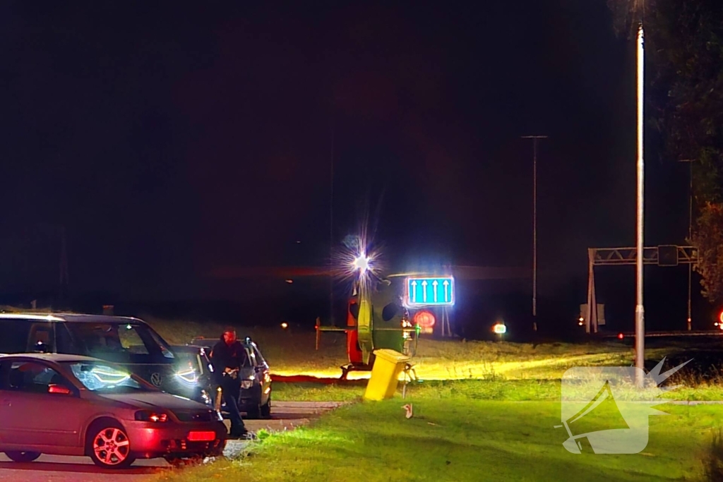 Traumahelikopter opgeroepen na steekpartij