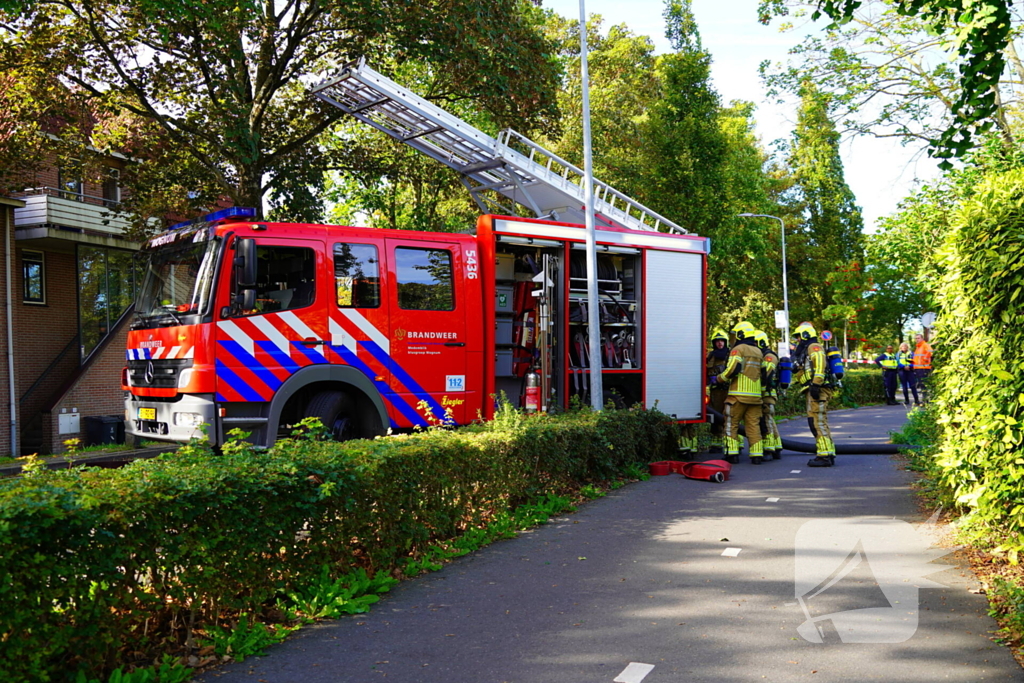 Woningbrand leidt tot ontruiming