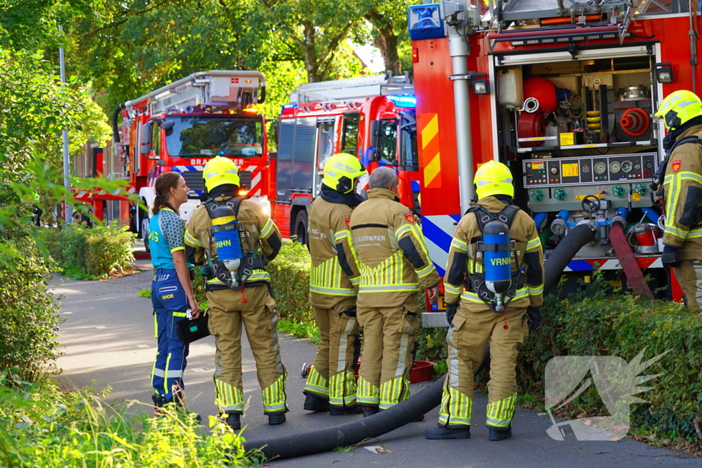 Woningbrand leidt tot ontruiming