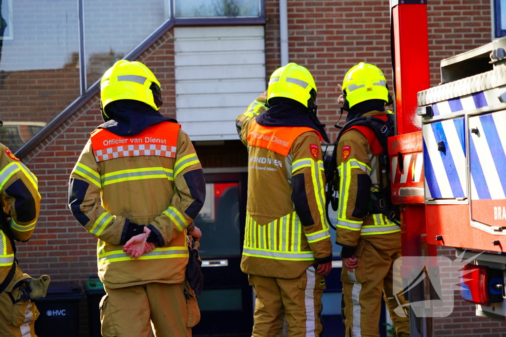 Woningbrand leidt tot ontruiming