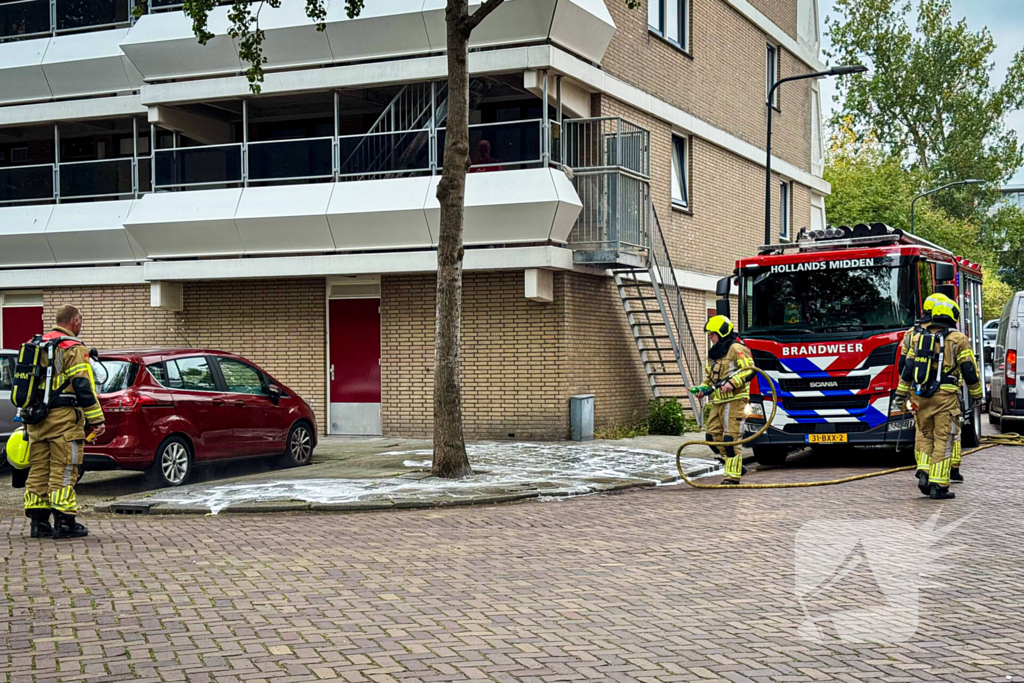 Brandweer doet onderzoek naar gaslucht