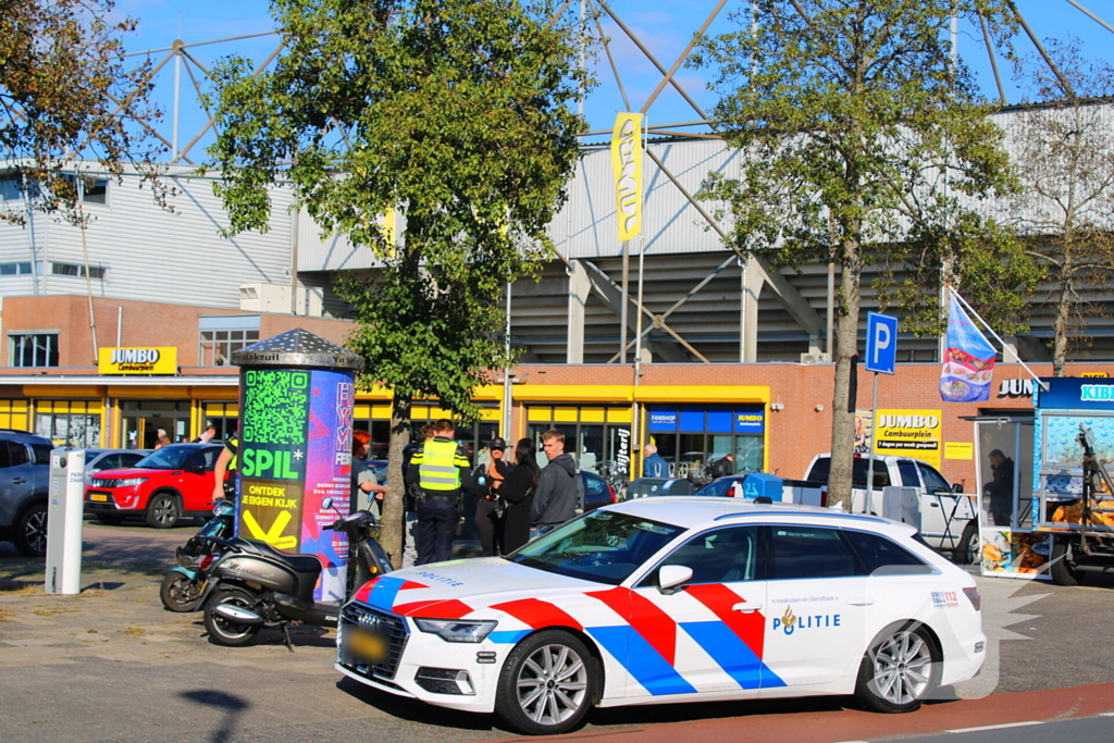 Scooterrijder gewond bij aanrijding