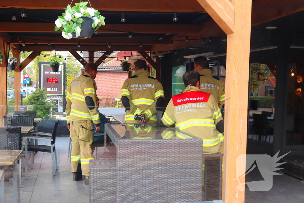 Brandlucht veroorzaakt door gloeilamp