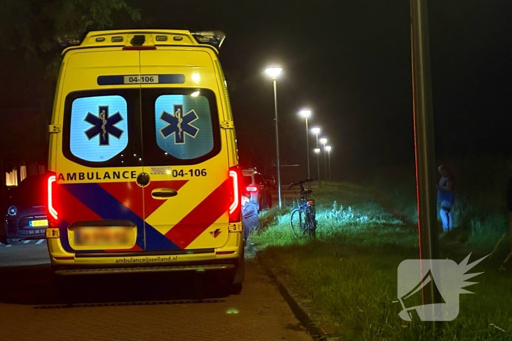 Gewonde bij eenzijdig ongeval met fiets