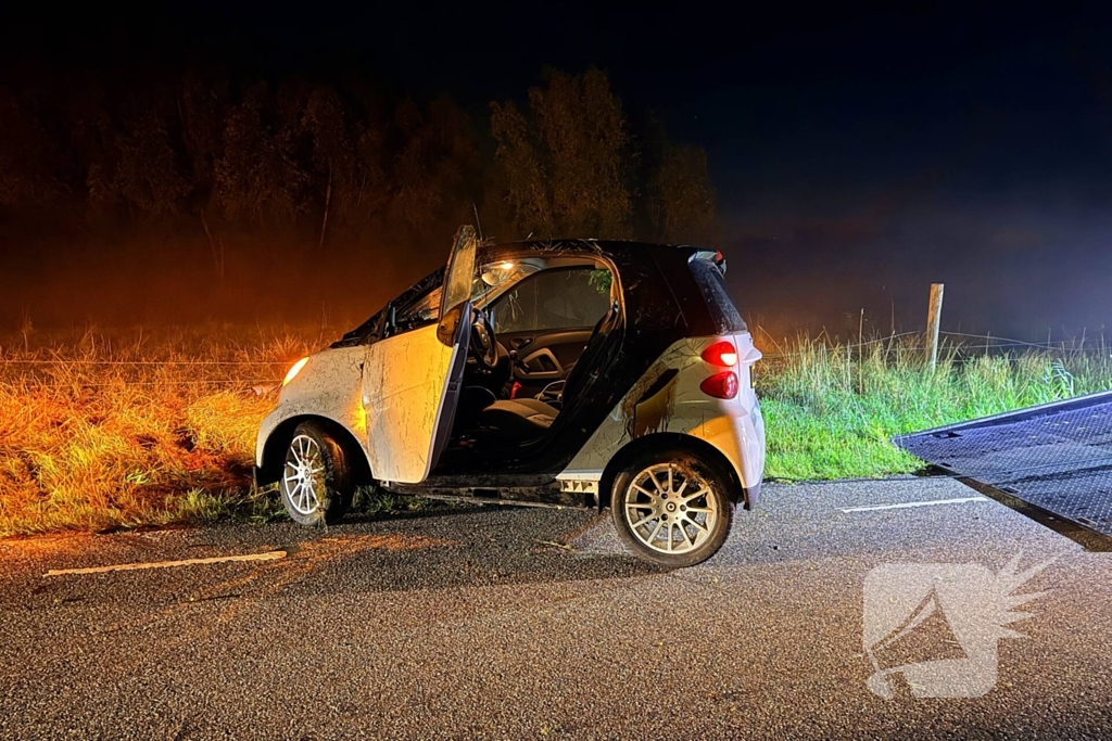 Bestuurder gewond na ongeval met auto