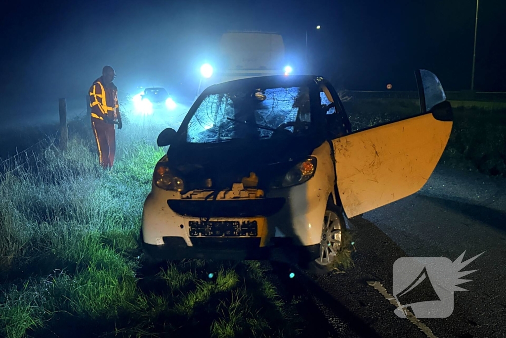 Bestuurder gewond na ongeval met auto