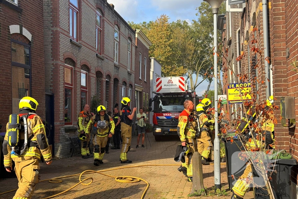 Brand in woning snel gedoofd